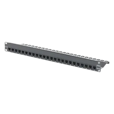 Patch panel blindado SIEMON ZS-PNL-24E, 24 puertos y 1UR