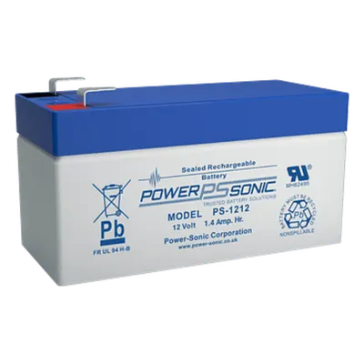 Batería de respaldo POWER SONIC PS-1212-F1 AGM de 12 V y 1.4 Ah