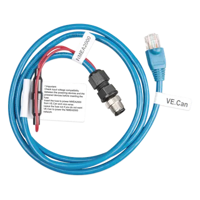 Cable de Interfaz Náutico / VE.CAN a NMEA 2000 / Certificado NMEA 2000 / Compatible Simrad Lowrance Garmin / Diseño Marinizado