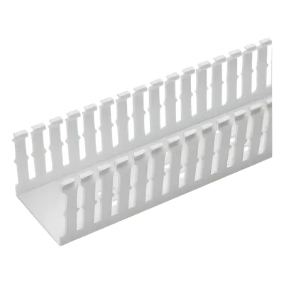 Canaleta ranurada Panduit F1X3WH6 para cableado de alta densidad