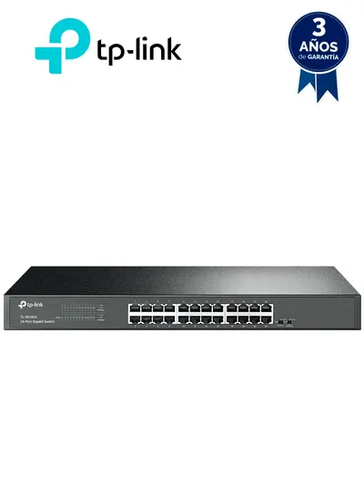 Switch TP-Link TL-SG1024 Gigabit de 24 puertos para montaje en rack