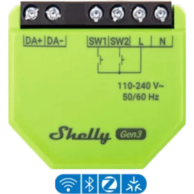 Gateway DALI 2 / Controlador Monomaestro / Wi-Fi / BLE / 110-240 VAC / Bus 16 V / KNXnet/IP