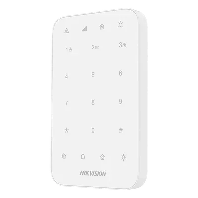 Teclado inalámbrico Hikvision DS-PK1-E-WB con pantalla táctil para AX PRO