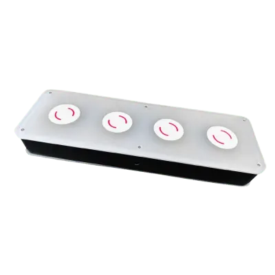 Kit Demo RFID Lift & Learn / 4 Sensores RFID / Sensor de Presencia / 8 Tags / USB Plug & Play / Panel 460 x 145 mm