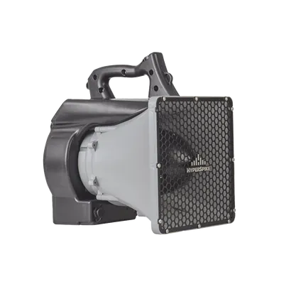 Altavoz Portátil de Alta Fidelidad / 144 dB SPL / Alcance 750+ m (2460+ pies) / STI 0.85 / Aislante de Ruido / 15 lb