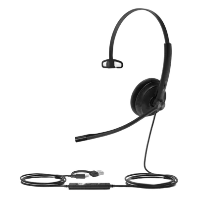 Auricular mono Yealink UH34 Lite Teams con conexión USB-A