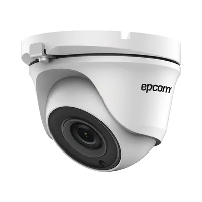 Eyeball TURBOHD 1 Megapixel (720p) / METALICA / Gran Angular 92° / Lente 2.8 mm / IR Inteligente 20 mts / Exterior IP66 / TVI-AHD-CVI-CVBS / dWDR
