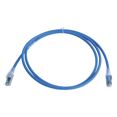 Patch Cord Z-MAX Cat6A S/FTP, CM/LS0H, 5ft, Color Azul