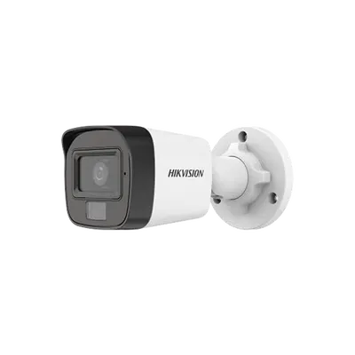 Bala TURBOHD 3K (5 Megapixel) / Resolución 2960 x 1665 / Lente 2.8 mm / Smart Hybrid Light IR 25 m (82 ft) + Luz Blanca 20 m (65.6 ft) / Micrófono Integrado / dWDR / 4 Tecnologías TVI-AHD-CVI-CVBS / Exterior IP67