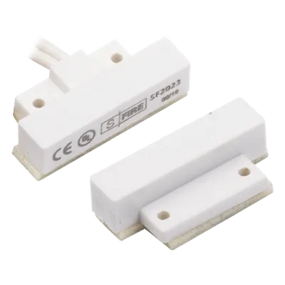 Contacto magnético SFIRE SF-2023 con reed switch NC y gap de 13 mm