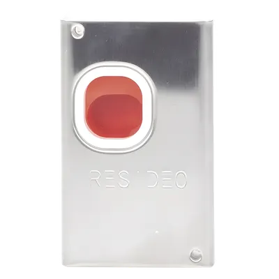 Interruptor de pánico (hold-up) / Lazo V-Plex de 2 hilos / Identificación de punto / Enganche o momentáneo / Bajo mostrador