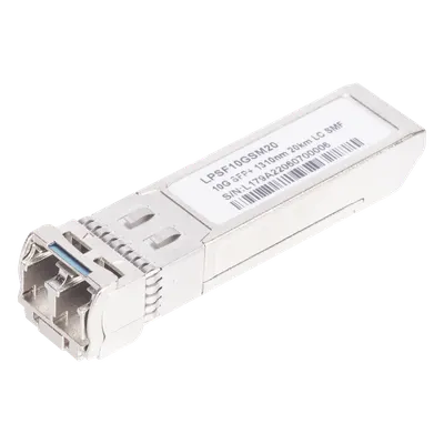 Transceptor SFP+ / 10 Gbps / 1310 nm / Monomodo / 20 km / Hot-swappable