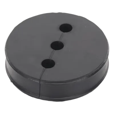 Inserto de Caucho EPDM / 3 Orificios / Cable 3/8 in / Diámetro 85 mm (3.34 in) / Grosor 25.4 mm (1 in) / Hermético