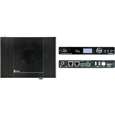 Codificador de conmutación automática AVoIP | 4K@60Hz (4:2:0) | 4K@30Hz (4:4:4) | Dante sobre red 1G | HDMI y USB-C | Gestión con API P3K | Seguridad empresarial IT | Videowall 16x16 | 999 canales