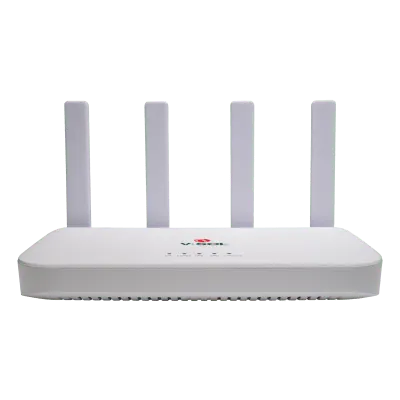 ONU GPON/EPON / Wi-Fi 6 AX1500 / Dual Band / 4 Puertos Gigabit / PON SC/UPC / 4 Antenas 5 dBi