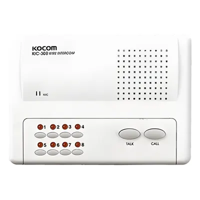 Intercomunicador Manos Libres / 8 Extensiones / Alcance 200 m (656.2 ft) / Cable 2 Hilos Calibre 18 / Alimentación 6 VCC / Montaje en Pared