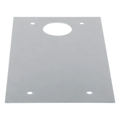 Base para Barrera / Acero Inoxidable / Compatible FAAC640 y FAAC642 / Anclaje Exterior