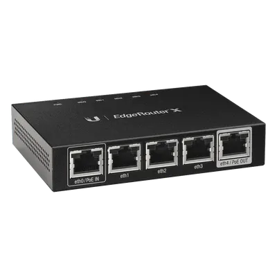 EdgeRouter X de 5 puertos Gigabit con funciones avanzadas de ruteo