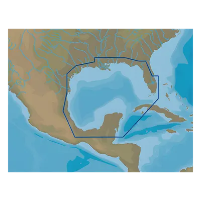Carta de Navegación 4D / Golfo de México / Compatibilidad Multifunción FURUNO / Mapeo Topográfico Avanzado / Actualización en Tiempo Real