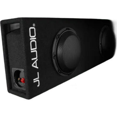 Subwoofer con Caja para Coche JL Audio MicroSub W3 / Dual 8" / 500 W RMS / 2 Ω o 4 Ω / Carcasa con Puertos / Terminal de 5 Vías