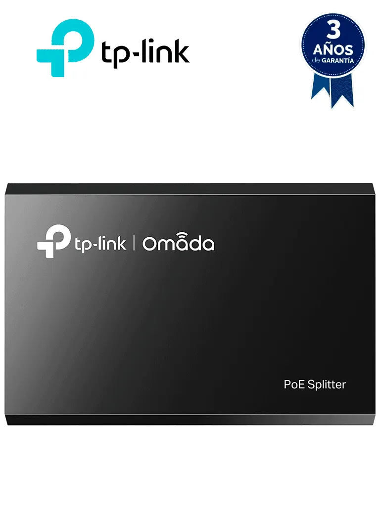 Splitter PoE TP-LINK POE10R con salida de datos y voltaje ajustable