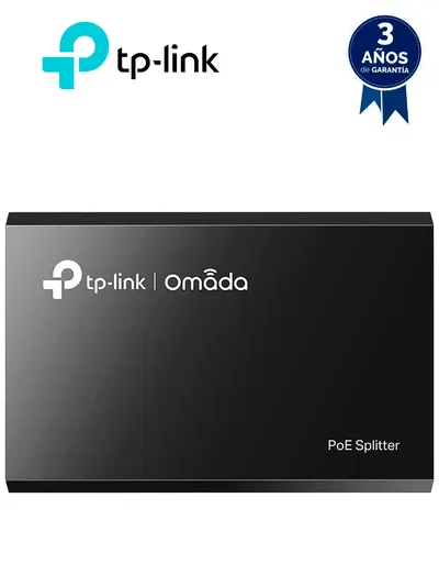 Splitter PoE TP-LINK POE10R con salida de datos y voltaje ajustable