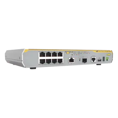 Switch L3 / 8x Gigabit RJ45 / 1x Multi-Gigabit 10G / 1x SFP+ 10G / Sin ventilador / 52 Gbps