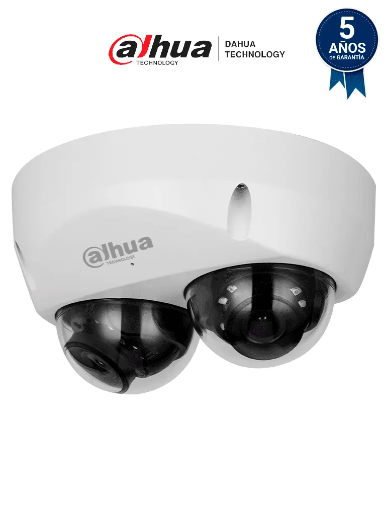 Cámara IP domo Dahua DH-IPC-HDBW5441F-AS-E2 de 4 MP con IA