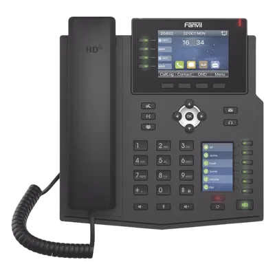 Teléfono IP FANVIL X5U con 16 líneas SIP y doble pantalla