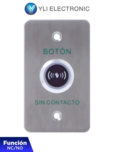 Botón de salida sin contacto YLI ELECTRONIC ISK-841B(LED) con LED