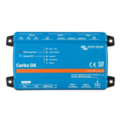 Centro de comunicación Victron Energy Cerbo GX MK2 con VRM y Bluetooth