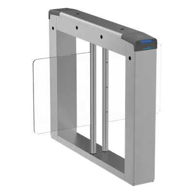Carril Central para Torniquete Swing / Ancho 90 cm / Exterior / Acero Inoxidable SUS304 / 4 Pares Sensores IR / 20-60 Personas/Minuto / -20°C a 65°C