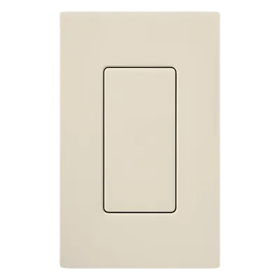Inserto ciego / apertura estilo decorador / plástico / acabado brillante (gloss) almendra claro / 2 5/8 x 1 5/16 in / para placas Lutron Claro