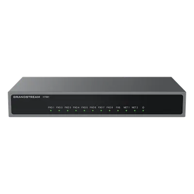 Gateway analógico Grandstream HT-881 con 8 puertos FXO y PoE