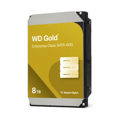 Disco duro empresarial WD Gold WD8005FRYZ de 8 TB para operación continua