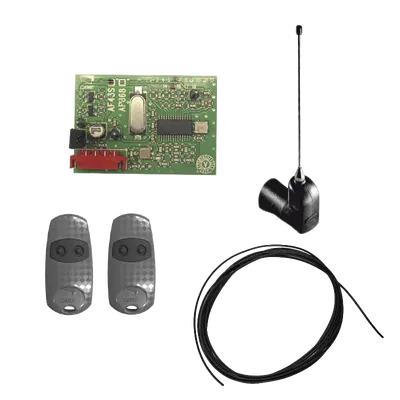Receptor inalámbrico CAME KIT-CME-WL con antena y 2 controles