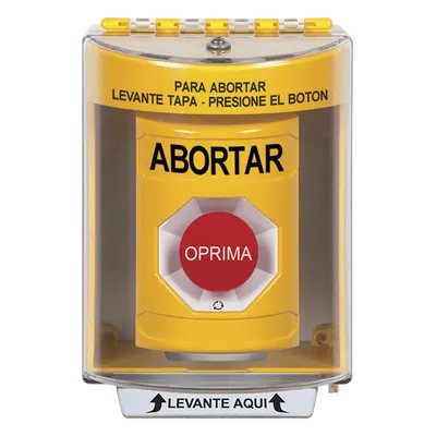 Botón de Abortar / Tapa Policarbonato Super Resistente / Girar para Restablecer / UL/cUL / -40°F a 250°F (-40°C a 121°C)