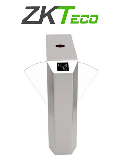 ZKTECO FBL220 - Barrera Peatonal de Aleta Bidireccional/ Acero SUS304/ Aletas de Acrílico / Infrarrojo de Seguridad/ 110V/ 5 millones de Ciclos/ 30 Personas x Min/ Carril 58 cm/ No cuenta con Lectores y Panel (REQUIERE BARRERA FBL200)