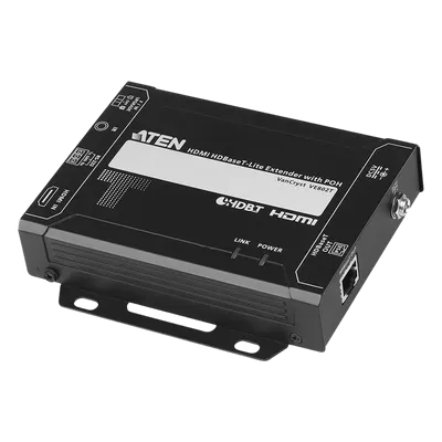 Transmisor HDBaseT-Lite HDMI / PoH / 4K@60Hz a 35 m (Cat 5e/6) - 40 m (Cat 6a) / 1080p a 60 m (Cat 5e/6) - 70 m (Cat 6a) / HDBaseT Clase B / RS-232 e IR bidireccional / HDCP 2.2 / HDMI 2.0