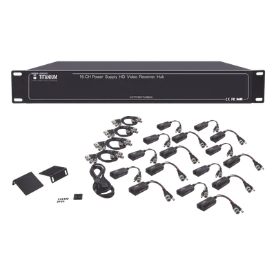 Kit transceptor activo EPCOM TITANIUM KITTT16PVTURBOX para 16 canales