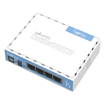 Punto de acceso MikroTik RB941-2ND con Wi-Fi 2.4 GHz y 4 puertos