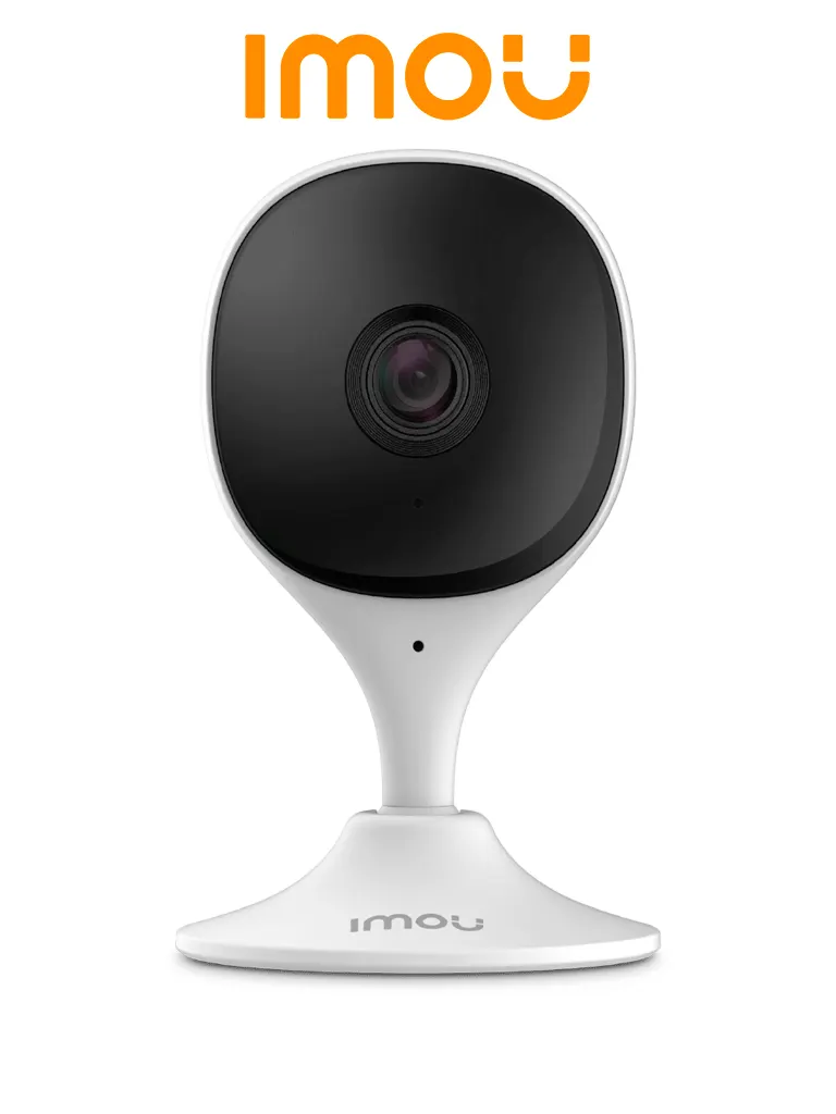 IMOU Cue 2C (IPC-C22CN-imou) - Cámara WiFi de 2MP con micrófono integrado, detección de humanos, visión nocturna IR de 10m, alarmas de eventos y sonido anormal, y ranura para MicroSD.