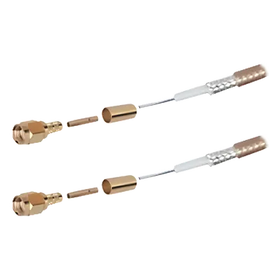 Jumper con RG-142/U de 60 cm y Conectores SMA Macho Inverso en los 2 extremos.