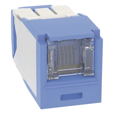 Jack RJ45 PANDUIT CJH6X88TGBU Cat 6A con terminación sin herramienta
