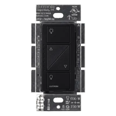 Atenuador de pared Lutron Caseta Wireless PD10NXDBL para iluminación
