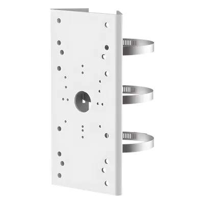 Montaje de poste Hikvision DS-1275ZJ para cámaras bala y domos PTZ