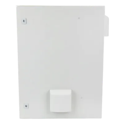 Gabinete de Acero para Exterior / IP55 / Ventilación Integrada / 500 x 700 x 250 mm / Placa Trasera Metálica / Cerradura con Llave