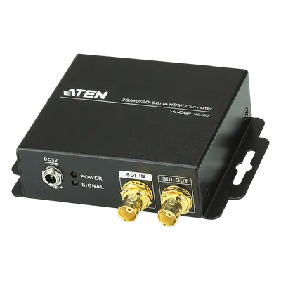 Conversor de video / 3G-SDI a HDMI / Full HD 1080p / Audio XLR balanceado / 1920x1200 @ 60Hz / 1.97 pies