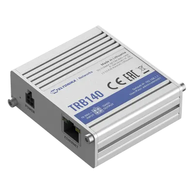Gateway industrial Teltonika TRB140 con LTE Cat 4 y Ethernet Gigabit