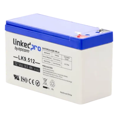 Batería de respaldo LINKEDPRO LK9.512 de 12 V y 9.5 Ah